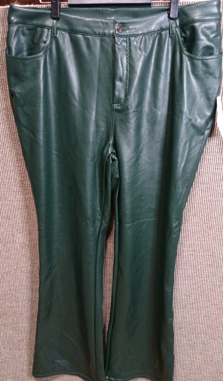 ModCloth Pants Flared Women's Polyurethane Spandex 22W Green